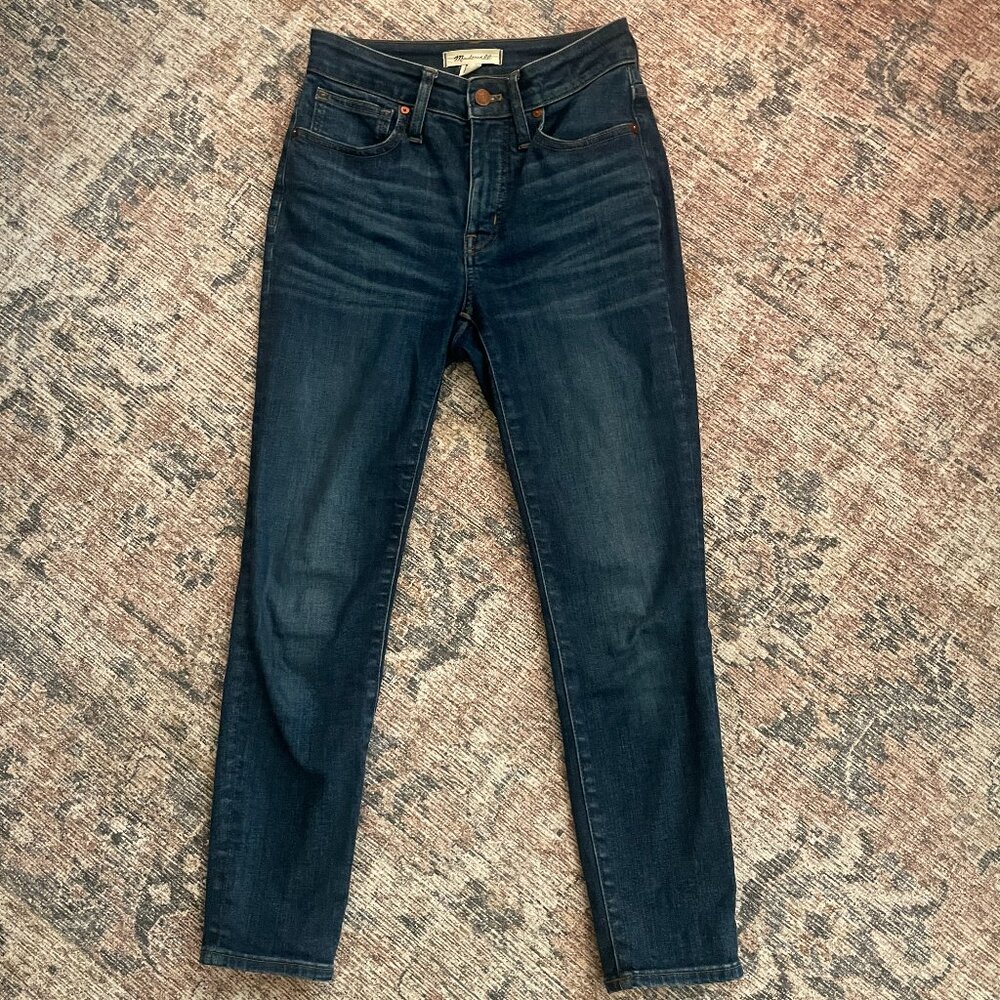 Madewell Curvy High Rise Skinny Jeans, size 25P